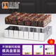 膳道 阿膠糕模具家用做阿膠膏的工具不銹鋼定型磨具盤套裝阿膠糕全套 不銹鋼5斤活底分條盤
