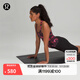 lululemon丨The Mat 雙面瑜伽墊 5mm 緩震抓地雙面易清潔 LU9AKES 黑/白/黑 5mm