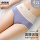 俞兆林女士?jì)妊澟兠抟志d高腰收腹日系大碼甜美女生三角短褲頭 【混色】 4條 XL 【建議體重110-130斤】