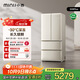 小吉（MINIJ）[國家補貼20%]508L法式奶油風(fēng)復古冰箱客廳廚房一級能效除菌干濕分儲變溫低噪BCD-JF508WB PLUS