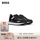 BOSS博斯男士橡膠外底跑步運(yùn)動(dòng)鞋JONAH 001-黑色 40