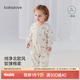 babylove嬰兒連體衣春秋季加厚哈衣爬服男女寶寶簡(jiǎn)約保暖衣服雪林松語(yǔ) 雪林松語(yǔ) 80cm
