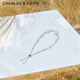 CHARLES&KEITH六芒星之夜太陽星手鏈女生日禮物CK5-12120340 Silver銀色 1個
