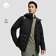 DESCENTE【吳磊同款】DESCENTE迪桑特TRAINING男士防鉆絨短款連帽羽絨服 BK-黑色 L (175/96A)