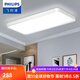 飛利浦（PHILIPS）LED吸頂燈簡(jiǎn)約現代家用燈具大全客廳臥室燈餐廳超薄房間燈 品亮 43W 25㎡內適用 3200lm 品亮