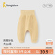 童泰（TONGTAI）嬰兒大PP春秋高腰長褲家居服內(nèi)衣兒童褲子TS43J038-DS黃色80cm