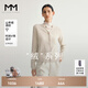 麥檬MM商場同款24秋冬新品山羊絨毛針織開衫上衣外套5F9133521 原絨米 M