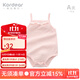 Kordear （考拉蒂爾）嬰兒吊帶三角哈衣竹纖維夏季薄款無袖包屁衣寶寶夏裝新生兒爬爬服 淺粉色 59cm （偏小拍大一碼)