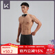 Keep泳褲男士防尷尬速干抗氯專(zhuān)業(yè)泳衣大碼泳裝游泳裝備 黑色 XL 