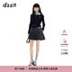 DZZIT地素短褲2025冬新款學院風綿羊毛混紡不規(guī)則壓褶裙褲女3J4Q1061E 中灰色 S