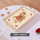友來(lái)福歐式陶瓷茶盤(pán)托盤(pán)精美浮雕精致下午茶家用北歐茶具茶杯收納大號 皇后玫瑰-帶腳托盤(pán)