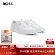 BOSS博斯男士金色徽標裝飾運動(dòng)鞋 100-白色 41