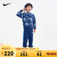 NIKE耐克童裝男童純棉衛(wèi)衣+長褲2件套秋季新款兒童套裝
