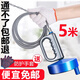 艾森林下水道疏通器管道疏通神器家用四爪鉤毛發(fā)異物通廁所馬桶夾取器 5米手搖式過彎疏通器