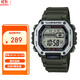 卡西歐（CASIO）手表男復古小方塊數字防水運動(dòng)學(xué)生男女電子石英表MWD-110H-3A