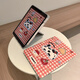 崇尚美iPad2024新款保護套Pro11英寸3+Y型折疊air6帶筆槽10.2寸9代磁吸卡通殼mini7防摔iPad10防彎保護殼 3+Y型多角度支撐【紅格奶牛小狗Y】帶磁吸/帶筆槽 iPad10代