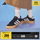 adidas DAILY 4.0復古百搭休閑帆布鞋男女阿迪達斯官方輕運動(dòng) 黑色/白色/樹(shù)脂黃（JI4354）   41
