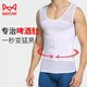 貓人（MiiOW）男士塑身衣收腹背心定型束腰塑胸塑形神器隱形緊身減啤酒肚子強力 白色 L(125-145斤