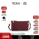 TUMI/途明【秋冬新品】VOYAGEUR 優(yōu)雅女士單肩斜挎包 紅酒色