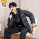 361°羽絨服男冬季加厚保暖連帽棉服男士黑色休閑外套學(xué)生百搭羽絨服 靜謐灰 XL