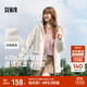森馬（Semir）森馬外套女仿羊羔毛搖粒絨雙面穿連帽重磅夾克24新款109724108002