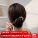 向晚發(fā)簪U型珍珠發(fā)簪女簡(jiǎn)約簪子丸子頭盤(pán)發(fā)神器發(fā)卡簪子女高級感發(fā)釵