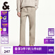 杰克·瓊斯（JACK&JONES）秋季時(shí)尚百搭簡(jiǎn)約流行微喇男士純色兩側插兜休閑褲男裝225114006 E11卡其色 常規 32 175