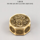 小銅記八面轉(zhuǎn)錢(qián)龍年黃銅手把件解壓魔方把玩賺大錢(qián)時(shí)來(lái)運(yùn)轉(zhuǎn)高檔送禮擺件 [直徑6厘米]八面轉(zhuǎn)錢(qián)