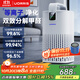 UORRIS德國歐瑞氏空氣凈化器 除甲醛分解式去煙除菌除異味 母嬰家用臥室新房入住專(zhuān)用等負離子去醛凈化器 椰奶白【分解式除甲醛丨高效除煙味異味】 等離子殺菌