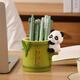 杞樂(lè )生日禮物女可愛(ài)熊貓大容量收納筆筒創(chuàng  )意桌面擺件男孩學(xué)生伴手禮品 熊貓筆筒（節節高）