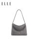 ELLE女包新款單肩腋下包大容量通勤手提包生日禮物25050灰