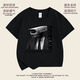 CEENIU監控人衣服泰坦新款男童圓領(lǐng)短袖T恤馬桶人兒童中大童夏裝半袖上 黑色 XL （150cm）