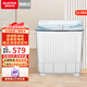澳柯瑪（AUCMA）洗衣機(jī)半自動(dòng)波輪10.5公斤大容量 雙缸雙桶洗衣機(jī) 性價(jià)比高家用租房洗滌脫水分離【預(yù)售等排產(chǎn)】10.5公斤XPB105-3169S