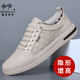 赫尼保羅（HENIBAOLUO）運動(dòng)鞋男夏季透氣休閑鞋韓版百搭一腳蹬小白鞋軟底男士板鞋 沙色 增高款66Z8 40 (250mm)
