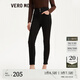 VEROMODA【加絨牛仔褲】女秋新款高腰明線設(shè)計(jì)薄九分小腳褲修身顯瘦 黑牛仔色 160/64A/S