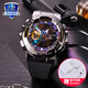 卡西歐（CASIO）G-SHOCK小鋼炮金屬表殼防震防水自動(dòng)LED運(yùn)動(dòng)男士女士手表一對(duì)表 GM-110B-1APR