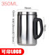 不銹鋼保溫杯男士商務(wù)水杯茶杯子口杯帶手柄把350ml500ml 加厚雙層保溫杯350ml