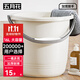 五月花水桶手提16L*1只裝大容量宿舍泡腳桶拖把桶家用儲水耐用加厚塑料