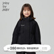 jnby by JNBY江南布衣童裝輕薄羽絨服運動(dòng)連帽保暖外套男女童兒童1NAC13391 001本黑 110 cm