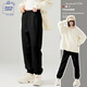 JEANSWEST CLUB真維斯束腳褲女新款休閑褲牛奶絲衛褲春季輕薄顯瘦小個(gè)子時(shí)尚百搭