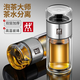 雙立人德國進(jìn)口品質(zhì)雙層玻璃杯茶水分離商務(wù)茶杯泡茶杯隔熱加厚便攜水杯