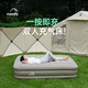 軍鑫科技coody酷迪便攜充氣雙人充氣床墊野營懶人露營打地鋪家用充床墊 充氣床桃皮絨