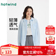 熱風【商場同款】防曬襯衫2025年夏季新款女士輕薄透氣空調(diào)衫長袖襯衣 06蘭色 M