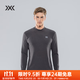 XBIONIC橡樹(shù)高爾夫長(cháng)袖男長(cháng)袖T恤打底舒適小立領(lǐng)保暖日常休閑 22157 深花灰 L