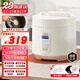 洛貝（luby）3EPP02阿迪鍋 電壓力鍋 3L迷你多功能全自動(dòng)家用高壓鍋 預約定時(shí) 智能觸屏 陶白雙膽【陶瓷釉+無(wú)涂層】- 3L