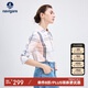Navigare意大利小帆船長(zhǎng)袖襯衫女格子襯衣休閑女裝2313071011 粉紅/白 L
