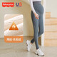 費雪（Fisher-Price）費雪孕婦褲孕婦打底褲秋冬外穿加絨孕期瑜伽褲褲子孕婦裝春季保暖 【加絨】深灰-羊羔絨 L【1建議體重120-140斤】