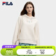 FILA 斐樂(lè)官方女子連帽衛(wèi)衣2025春時(shí)尚休閑舒適針織長(zhǎng)袖上衣