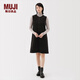 無(wú)印良品（MUJI）女式木棉混燈芯絨背帶裙女裝連衣裙裙子25年秋季BC2OBC5A 深棕色 L (165/88A)