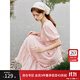 范思藍恩茶歇法式氣質(zhì)連衣裙女夏季2024新款田園風(fēng)度假長(cháng)裙12506 玫瑰粉 S